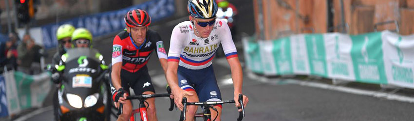 maillot velo Bahrain-Merida manche longue